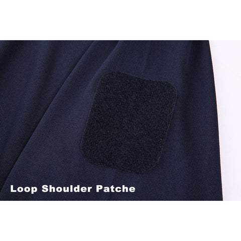 Men's Golf Polo Shirts 3 Button Pique Jersey Tactical with a Chest Zipper Pocket