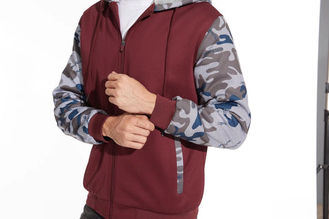 Men's Full Zip Hoodie Sherpa Lined Fleece Jacket Heavyweight Sweatshirts for Winter