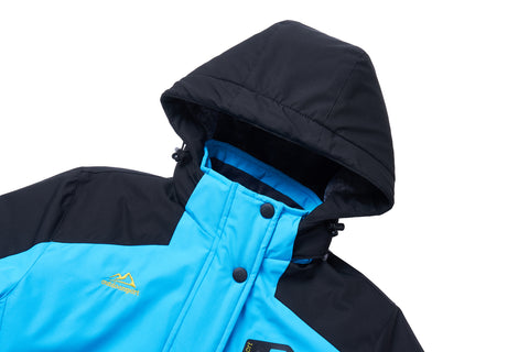 Women's Winter Coats Water Resistant Ski Snow Jacket Warm Fleece Parka Raincoats with 5 Pockets