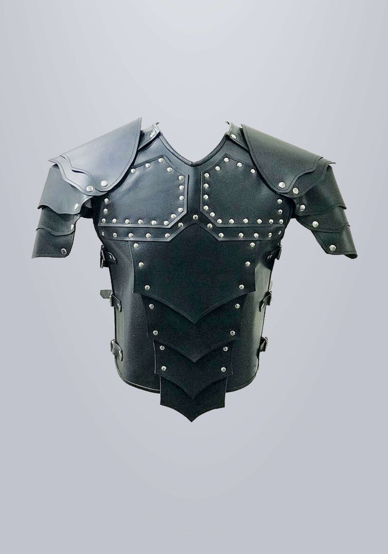 Men's Leather Armour-Black – The Urban Tannery