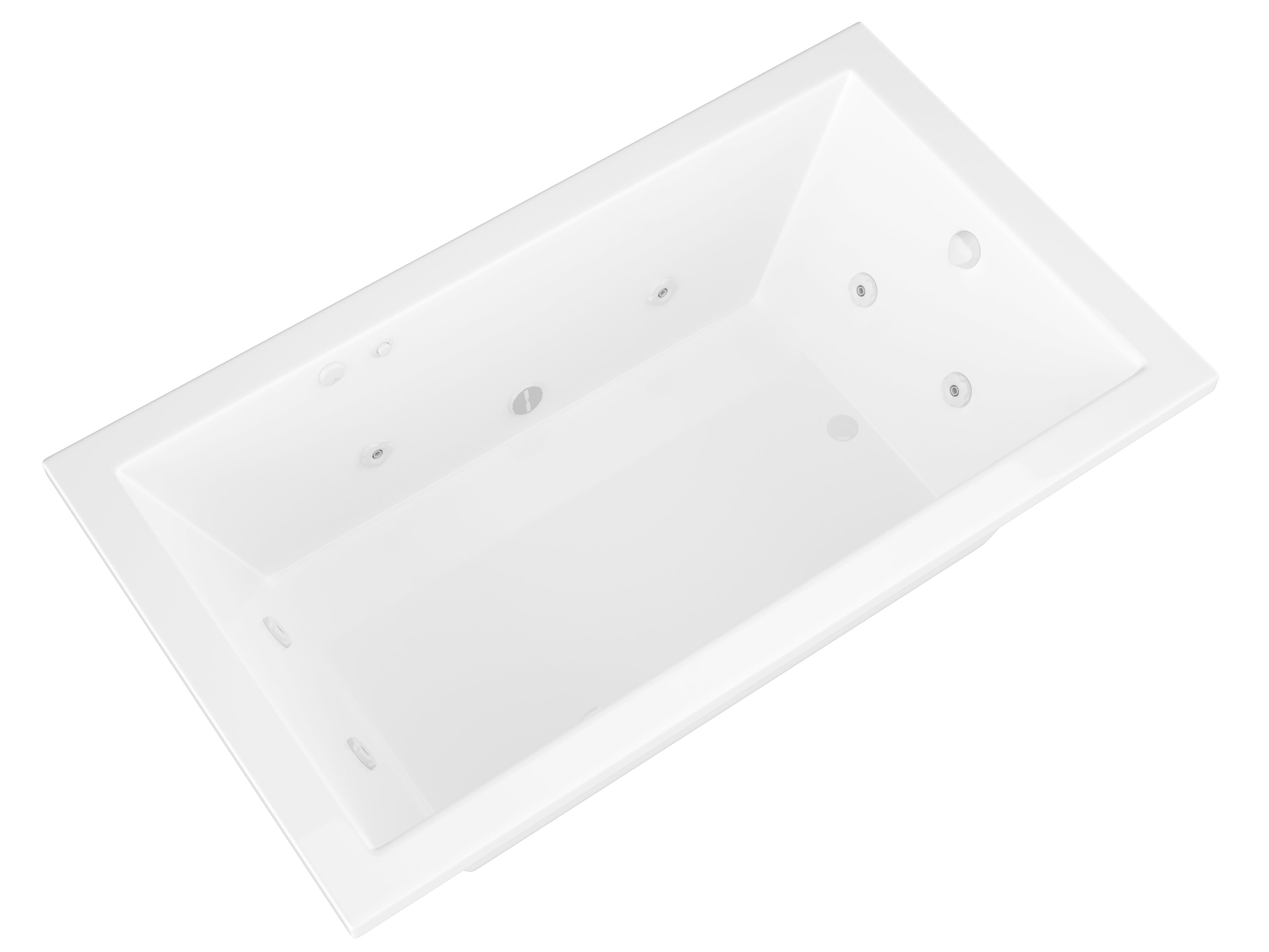 Atlantis Whirlpools Venetian 32 x 60 Rectangular Whirlpool Jetted Bathtub 3260VNWR