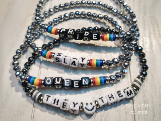 Bracelet Bead Ideas - Name Beads - alphabet letter beads, alpha beads, logo  imprint beads, sports beads, …
