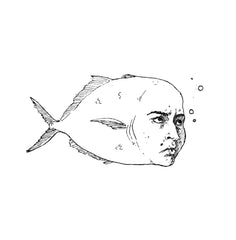 self portrait of the artist as a fish