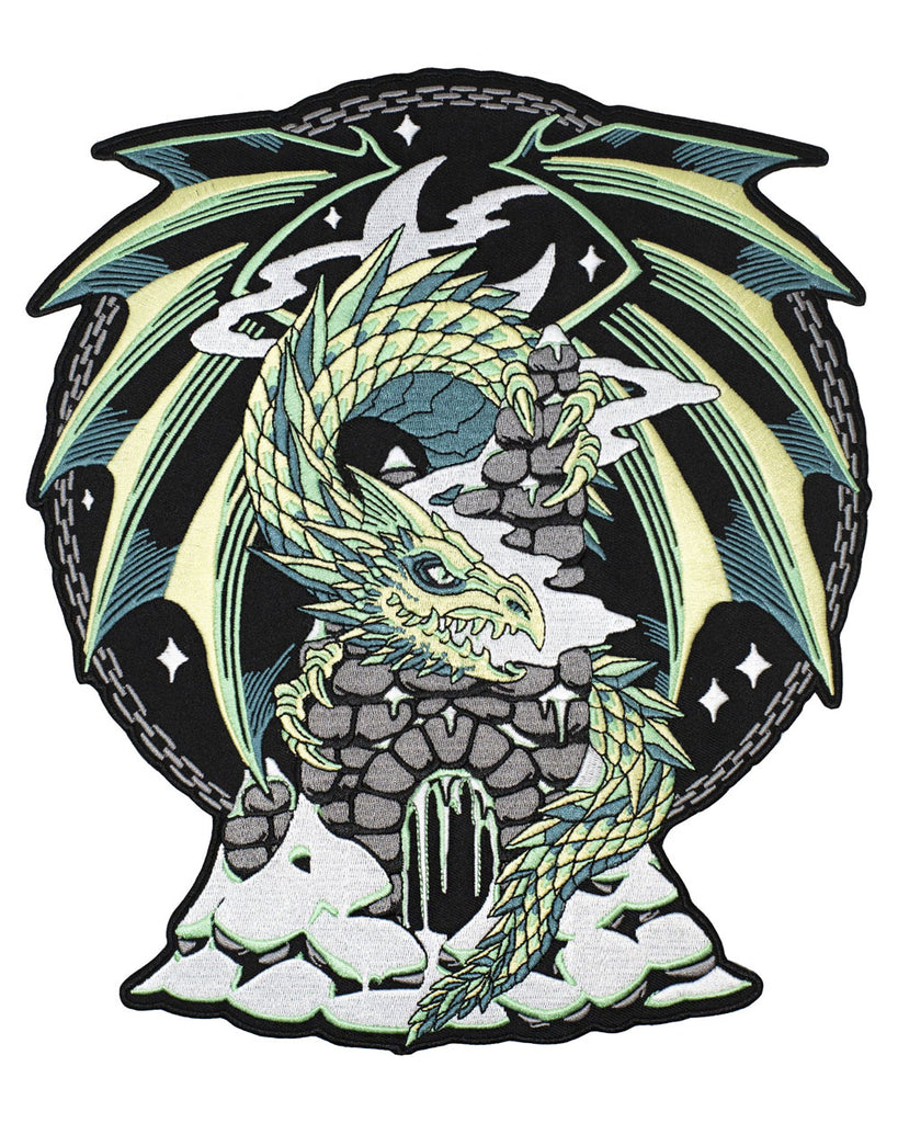 Frost Dragon Large Back Patch – Strange Ways