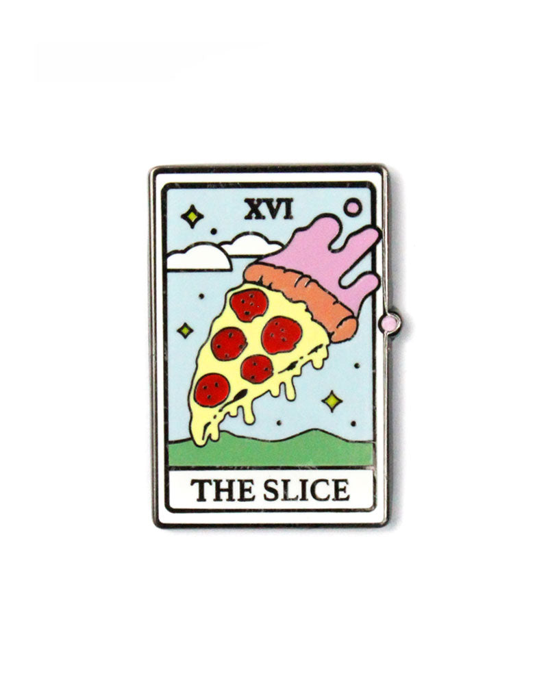 verzekering bank Likeur The Pizza Slice Tarot Card Pin – Strange Ways