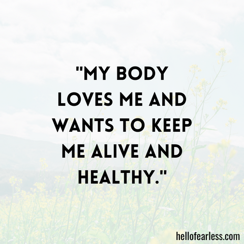 Physical Health Healing Affirmations