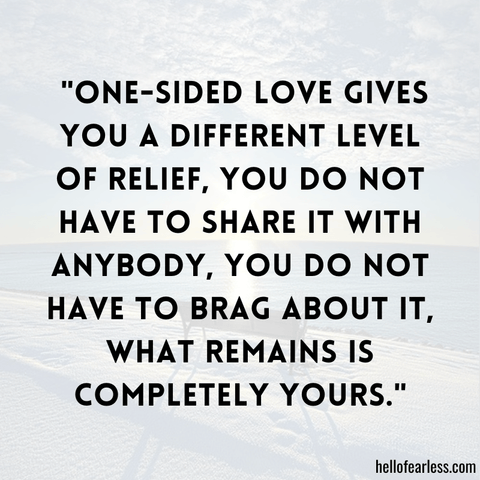 One-Sided Love Quotes To Feel The Love