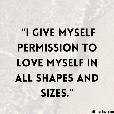 Affirmations To Improve Body Image