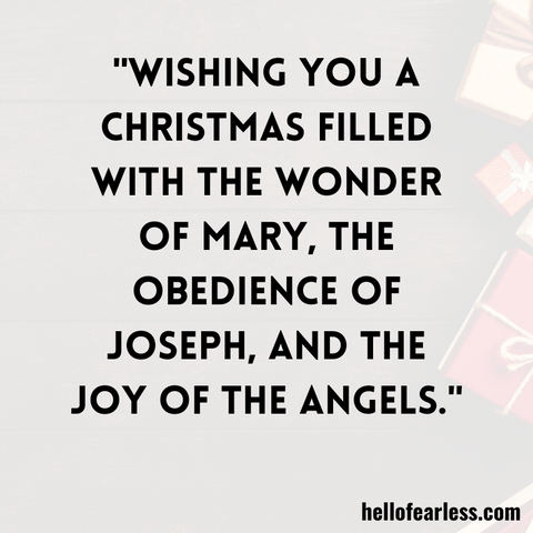 Bible Inspired Christmas Wishes