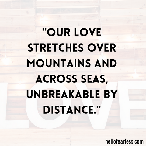 Long Distance Short Love Quotes