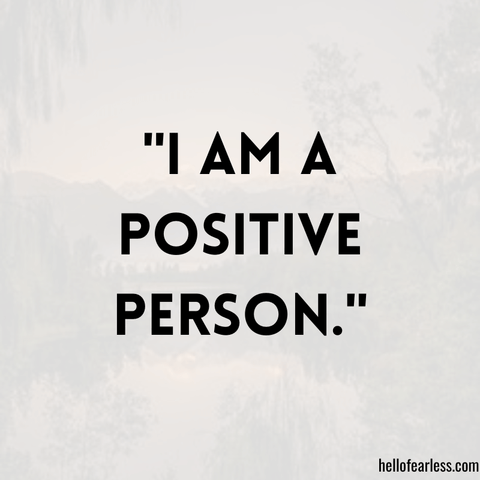 Positive Affirmations To Add Confidence