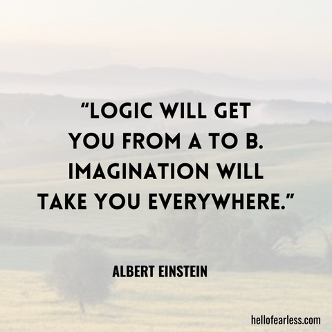 Logic will get  you from A to B. Imagination will  take you everywhere.