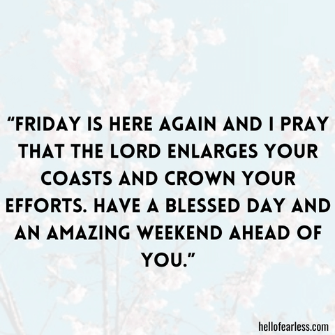 Prayer Friday Blessings Quotes