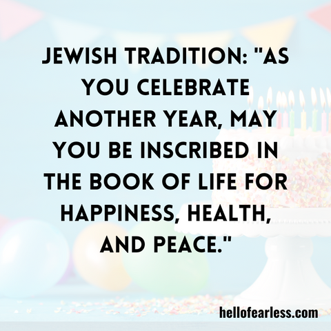 Birthday Blessings From Various Traditions