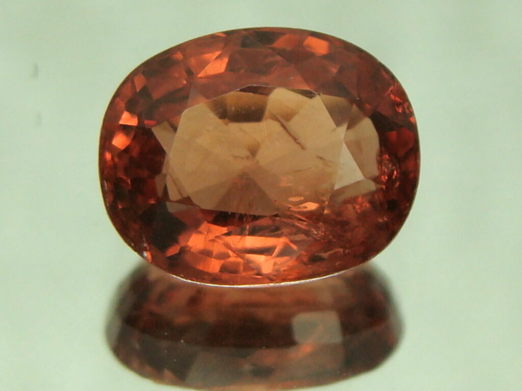 orange crystals