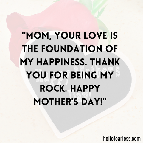 Appreciation Messages For Mothers Day