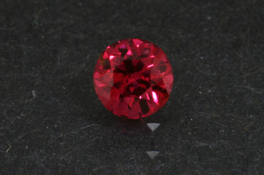 red gemstones