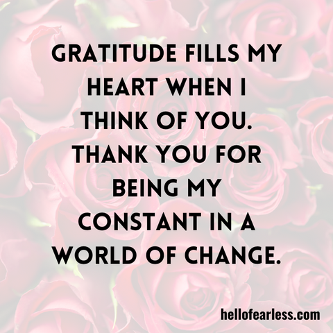 Love Messages To Express Gratitude