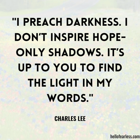 Insightful Darkness Light Quotes