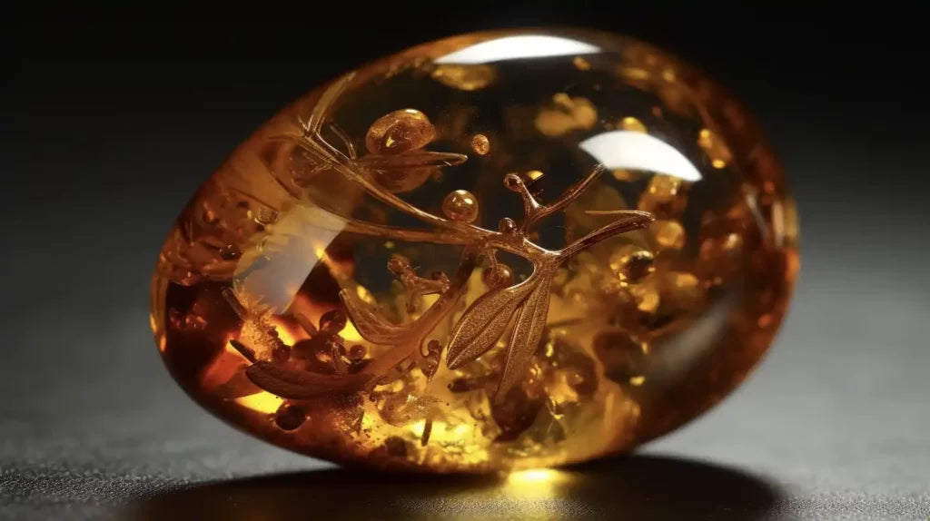 Amber crystal