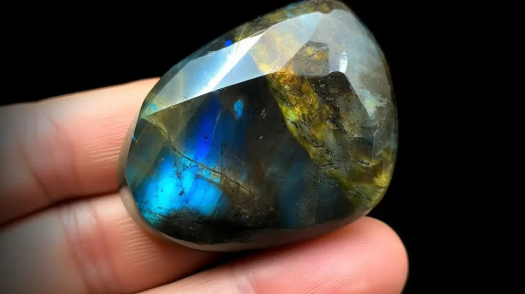 Labradorite crystal