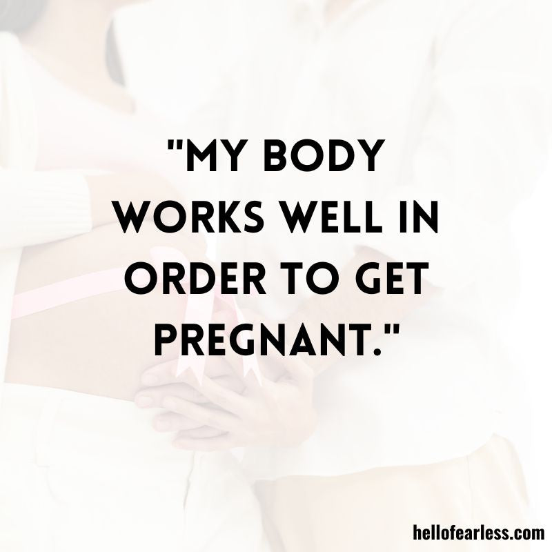 Fertility Affirmations To Help You Stay Positive & Relax
