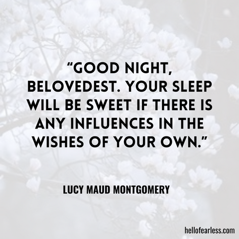 Good night, belovedest. Your sleep will be sweet if there is any influences in the wishes of your own. Self-Care