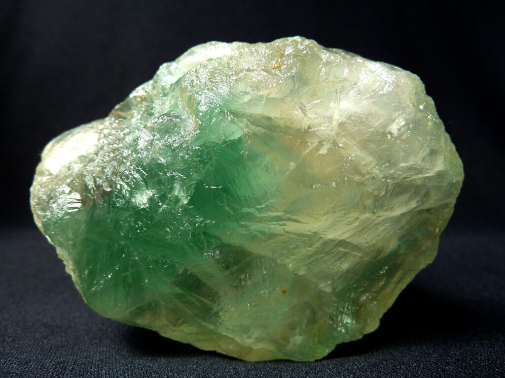 green crystals