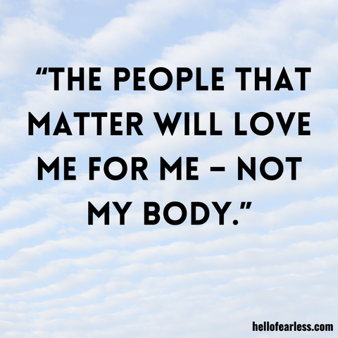 positive body affirmations