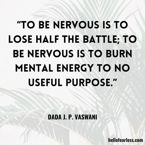 quotes about nervousness