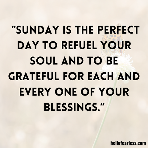 sunday quotes