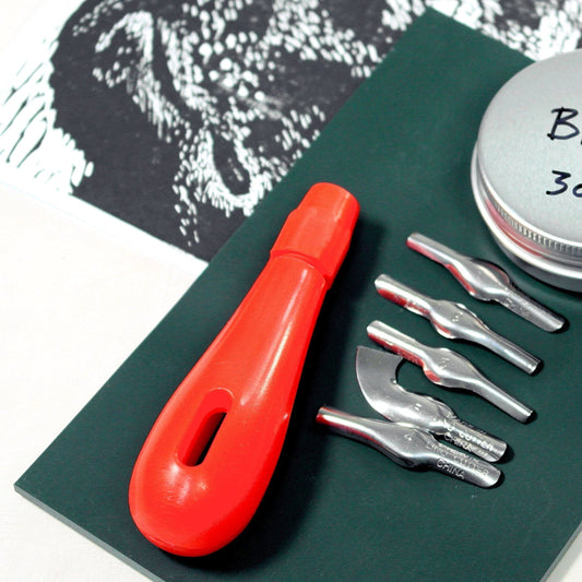 5 blade Essdee linocut tool set – Clever Hands