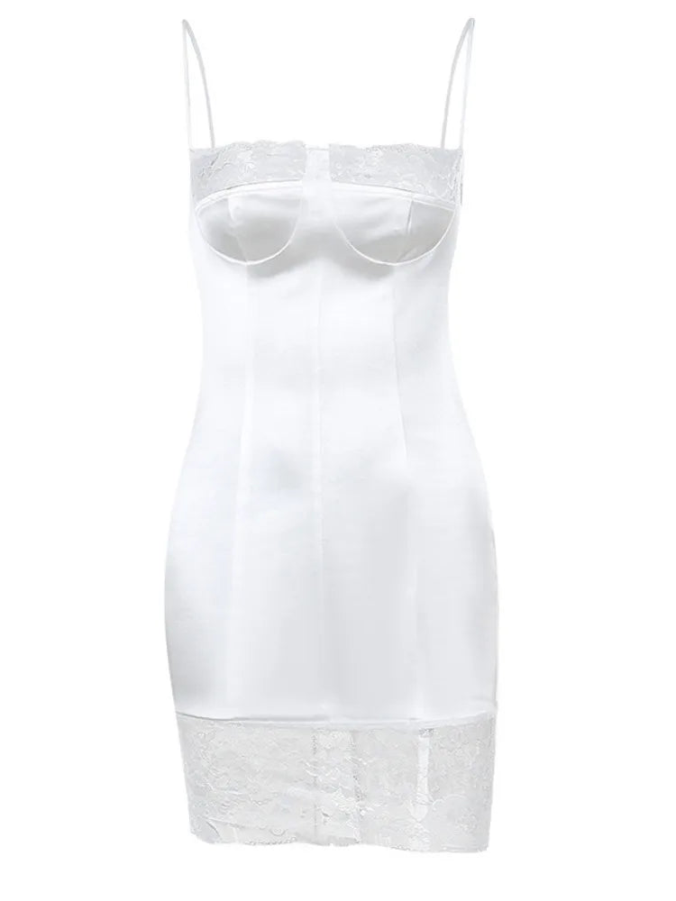 Chic Backless Lace-Up Wrap Dress for Nightlife - Image 6
