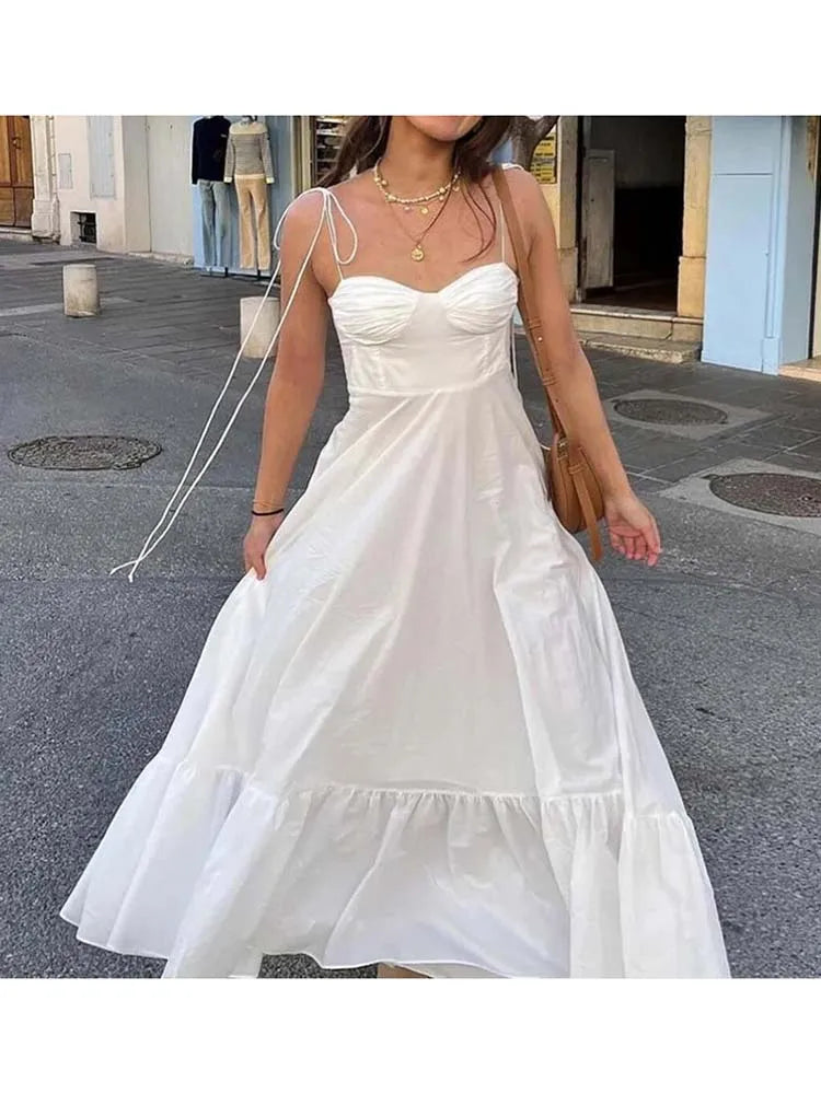 Women's Summer Sleeveless Maxi Dress - Casual Beach Style - Image 3