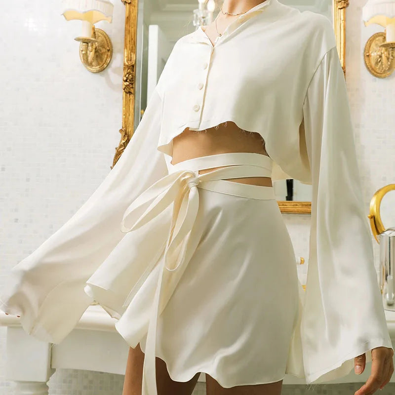 High Waist Pleated Mini Skirt for Summer Fashion - Image 5