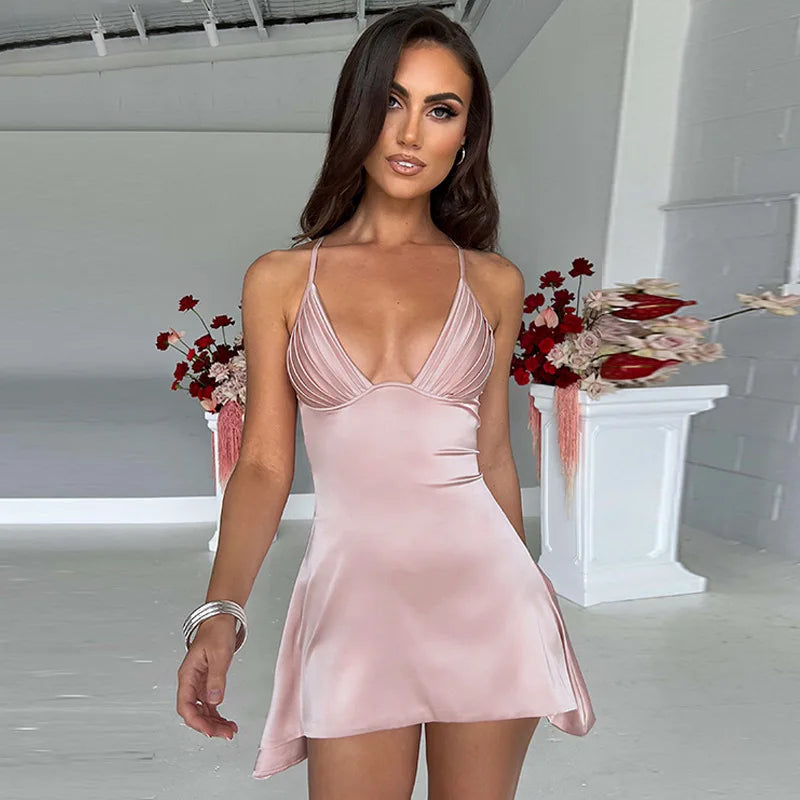 Elegant Summer Bodycon Mini Dress for Parties - Image 4