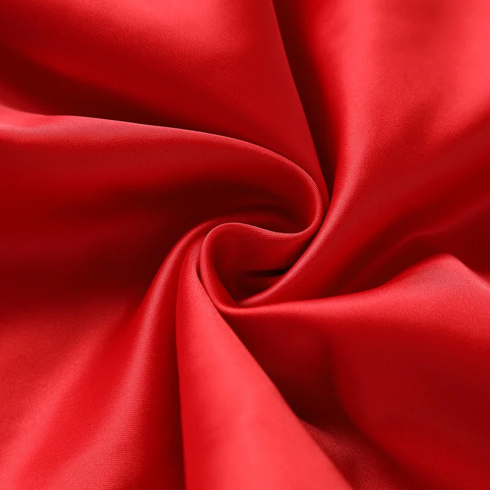 Elegant Satin Strapless Maxi Dress for Formal Occasions - Image 9