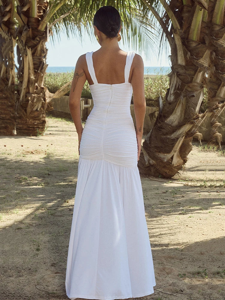 Elegant Sleeveless Backless Bodycon Evening Dress for Women - Image 3