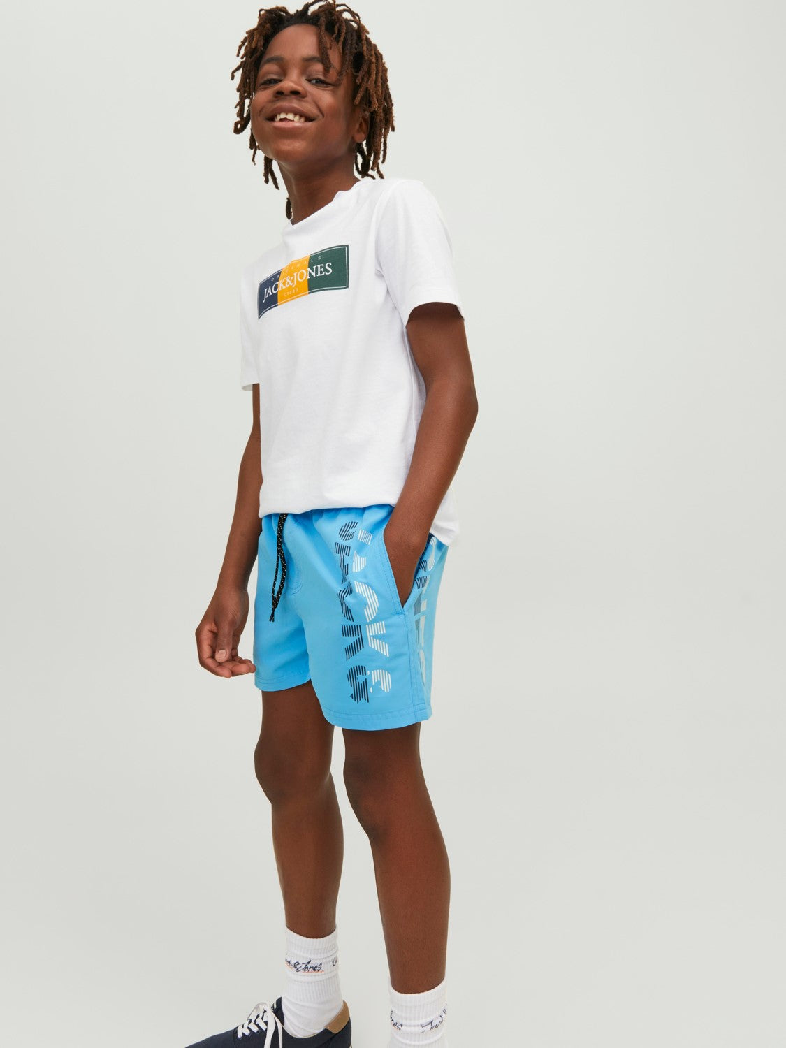 Billede af Jack & Jones junior - BADESHORTS MED LOGO