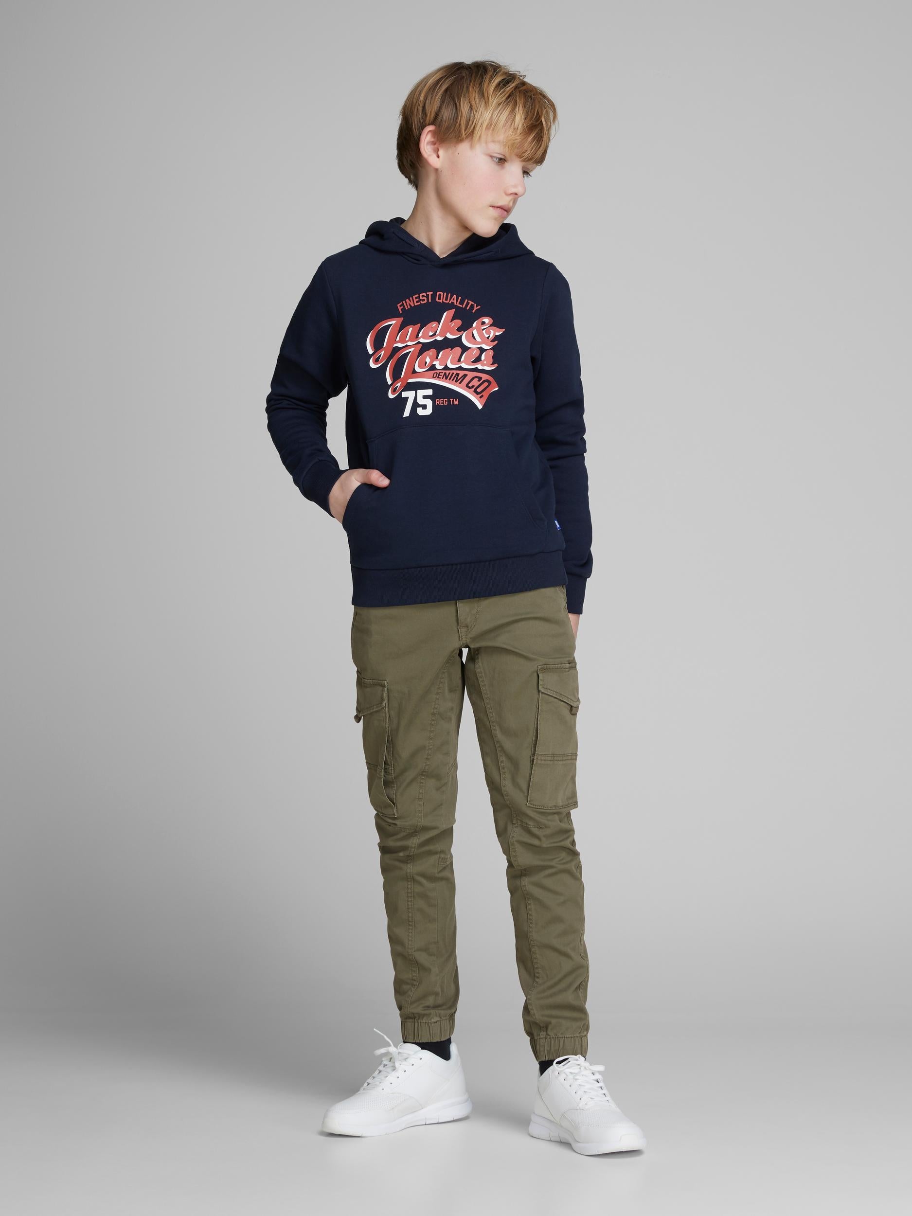 Billede af Jack & Jones junior - JPSTPAUL JJFLAKE CARGO BUKS GRØN