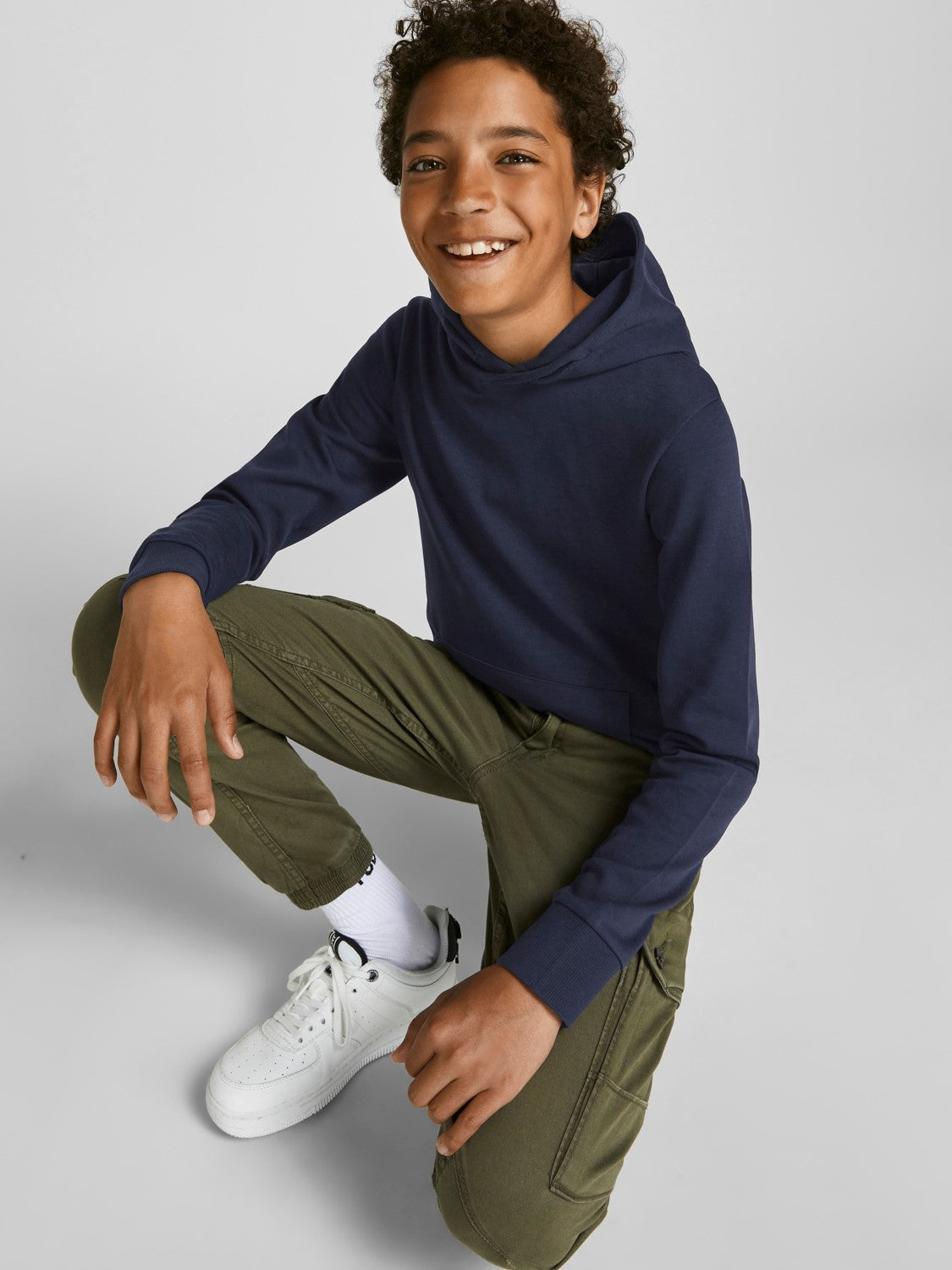 Billede af Jack & Jones junior - JJEBASIC SWEAT BLÅ