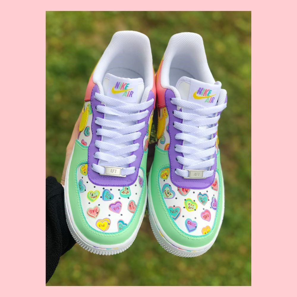 Anti-Valentine’s Custom Air Force 1 – unitecustom