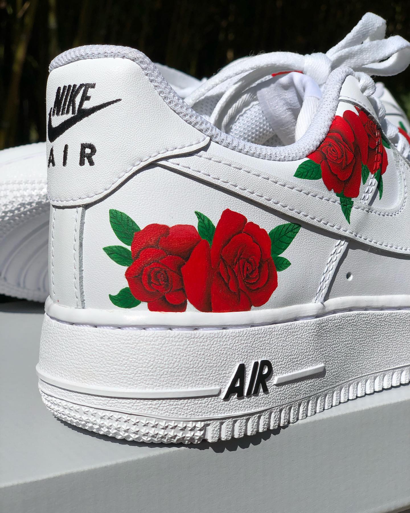 rose painted air force ones