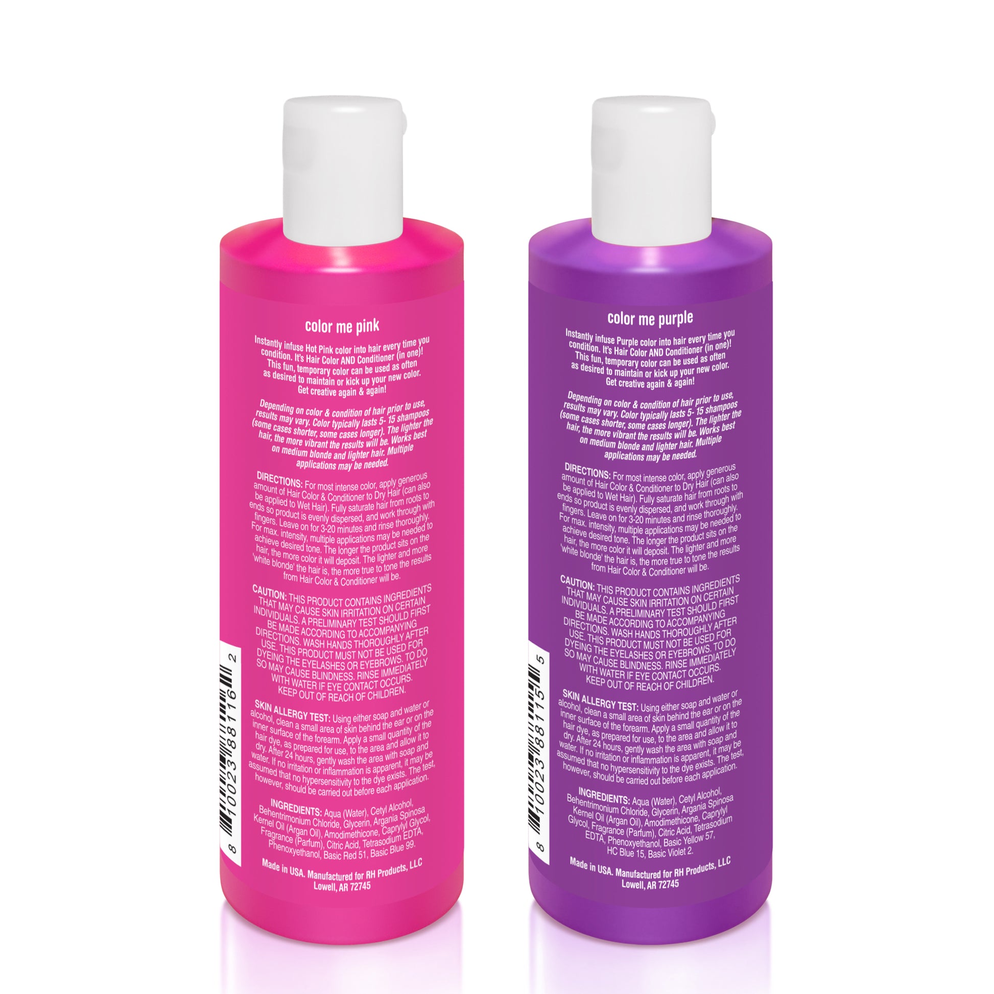 sår Horn patrice Hair Color & Conditioner - 2 Pack Bundle - Hot Pink & Purple – Rock The  Locks