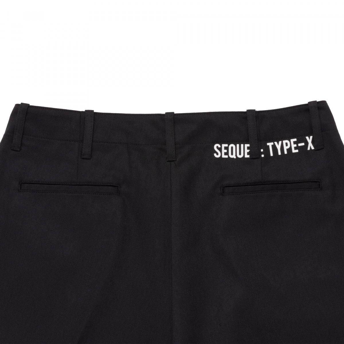 SEQUEL CHINO PANTS(TYPE-F) 黒 XLシークエル パンツ-