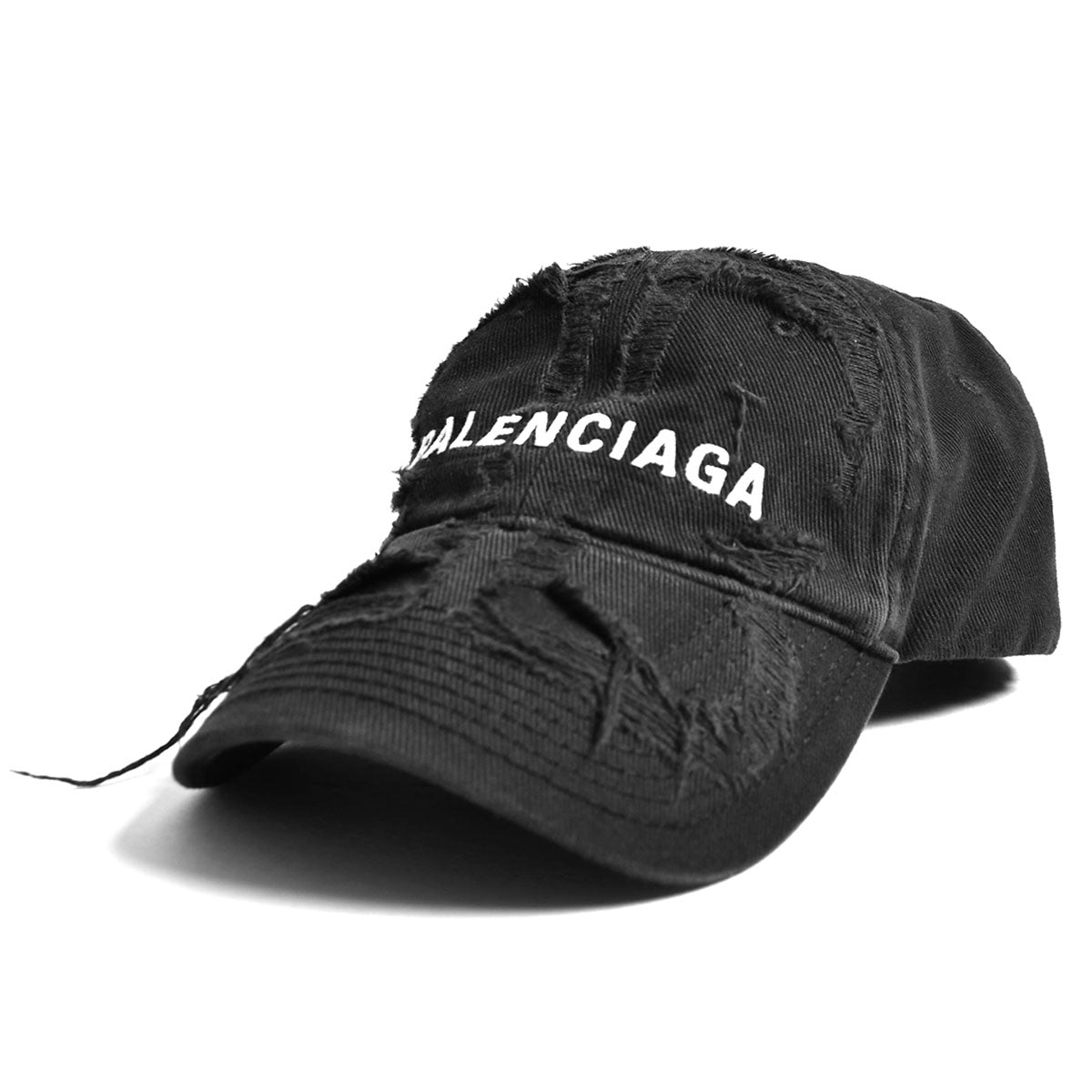 BALENCIAGA]HAT BB DESTROYED CAP/BLACK(719282410B2) – R&Co.