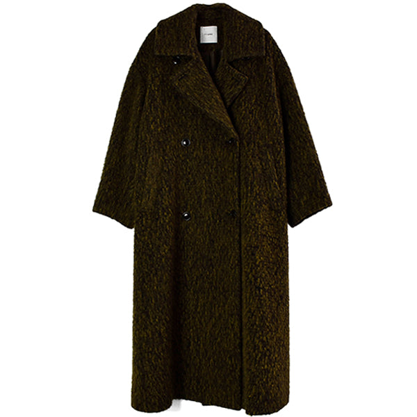 MIX SHAGGY LADY COAT/YELLOW(11101-0072) – R&Co.