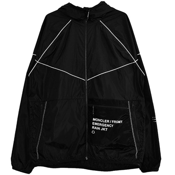 経典 MONCLER FRAGMENT ウノアー ジャケット ブラック HUNOR ナイロン