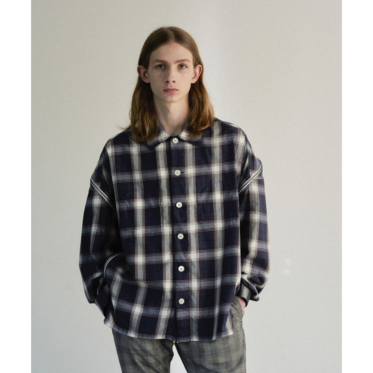 WEB限定デザイン ＜FACETASM＞ZIPPED CHECK SHIRT 23ss | www.tegdarco.com