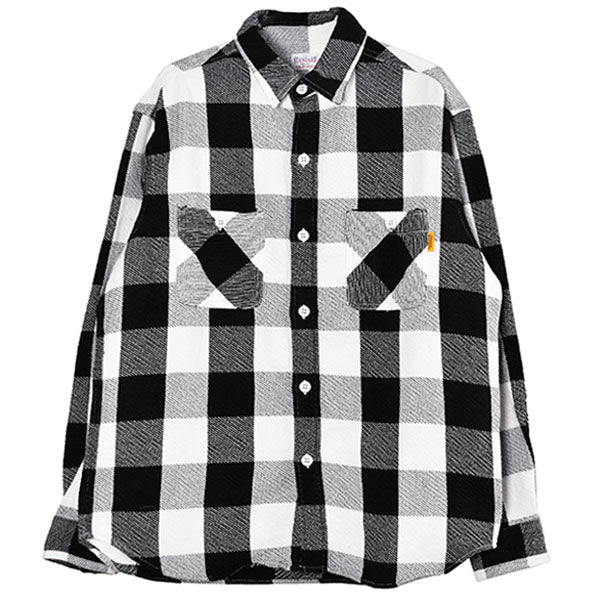 SD Flannel Check Shirt/WHITE(SHOLE220) – R&Co.